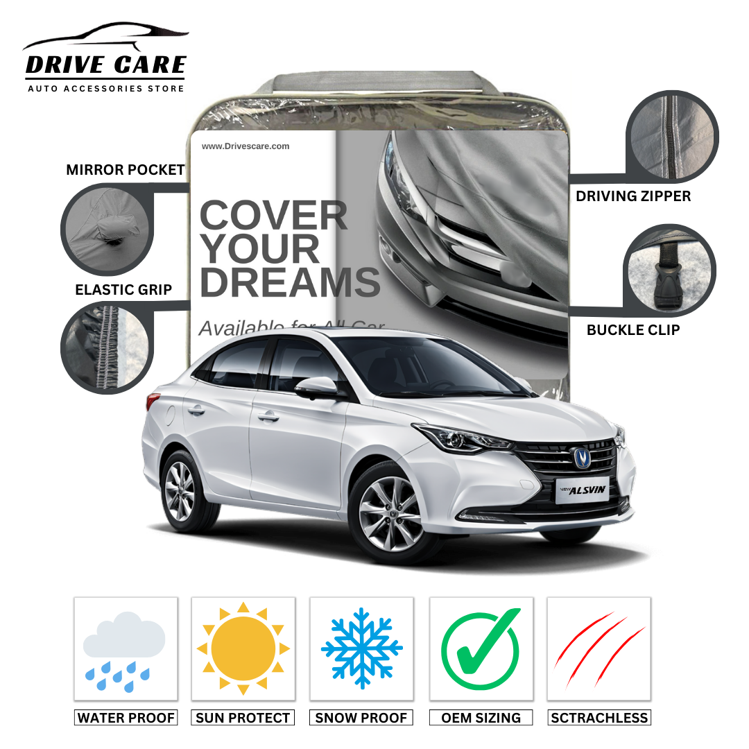 CHANGAN ALSVIN CUSTOM-FIT DUAL LAYER PVC WITH COTTON INSIDE CAR COVER 2021-2025