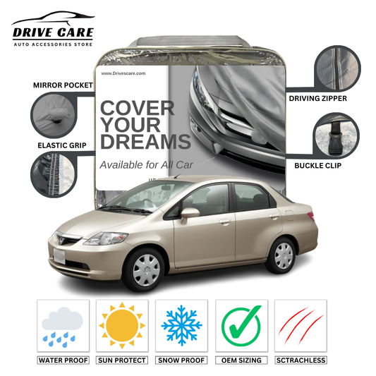 HONDA CITY CUSTOM-FIT DUAL LAYER PVC WITH COTTON INSIDE CAR COVER 2002-2008