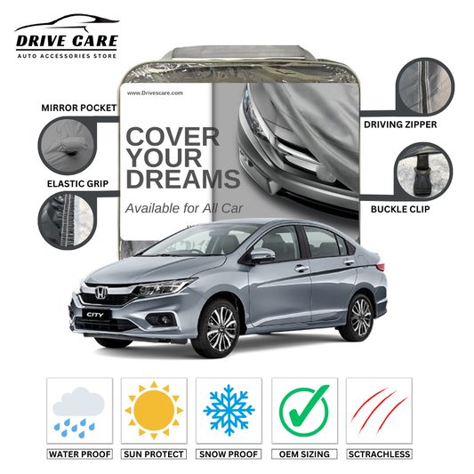 HONDA CITY CUSTOM-FIT DUAL LAYER PVC WITH COTTON INSIDE CAR COVER 2021-2025