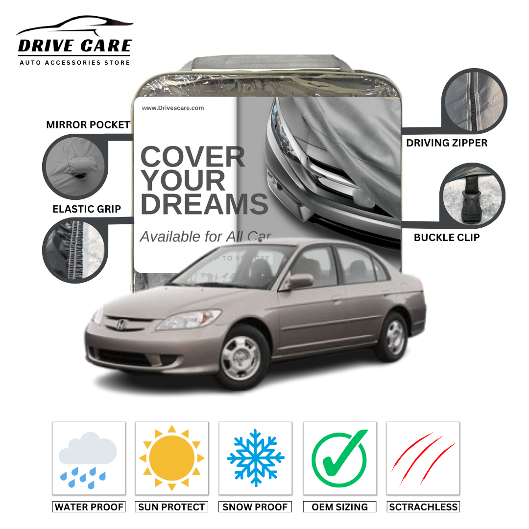 HONDA CIVIC CUSTOM-FIT DUAL LAYER PVC WITH COTTON INSIDE CAR COVER 2002-2008