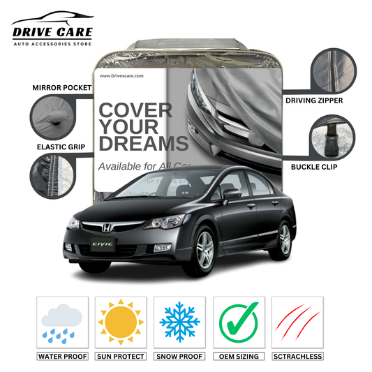 HONDA CIVIC REBORN CUSTOM-FIT DUAL LAYER PVC WITH COTTON INSIDE CAR COVER 2009-2012