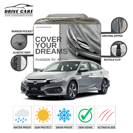 HONDA CIVIC X CUSTOM-FIT DUAL LAYER PVC WITH COTTON INSIDE CAR COVER 2016-2021