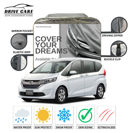 HONDA FREED CUSTOM-FIT DUAL LAYER PVC WITH COTTON INSIDE CAR COVER 2014-2022