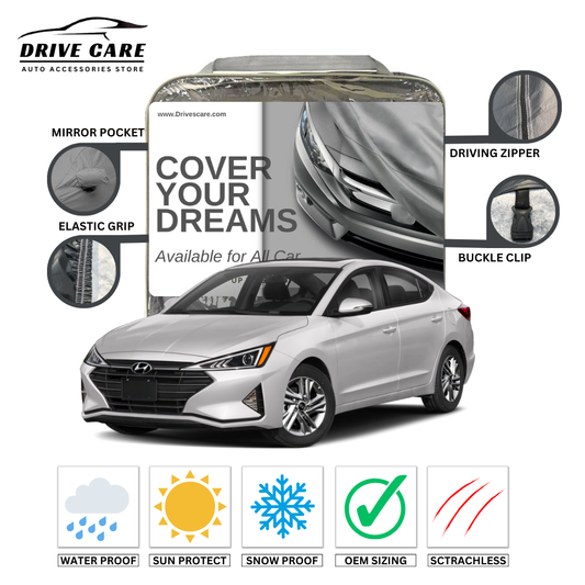 HYUNDAI ELANTRA CUSTOM-FIT DUAL LAYER PVC WITH COTTON INSIDE CAR COVER 2021-2024