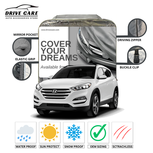 HYUNDAI TUCSON CUSTOM-FIT DUAL LAYER PVC WITH COTTON INSIDE CAR COVER 2015-2025