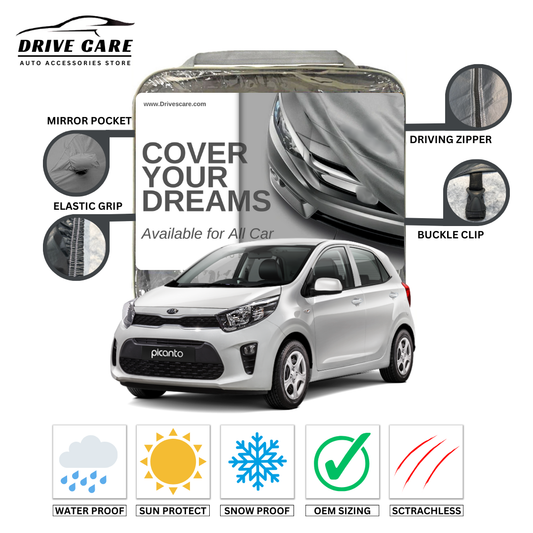 KIA PICANTO CUSTOM-FIT DUAL LAYER PVC WITH COTTON INSIDE CAR COVER 2019-2025
