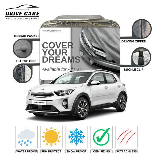 KIA STONIC CUSTOM-FIT DUAL LAYER PVC WITH COTTON INSIDE CAR COVER 2022-2025