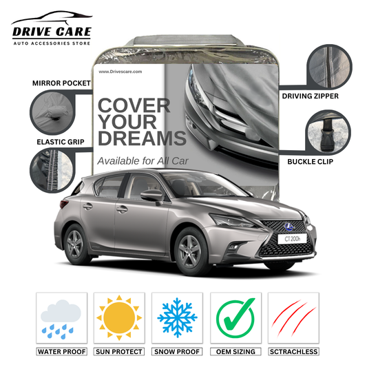 TOYOTA LEXUS CT200 CUSTOM-FIT DUAL LAYER PVC WITH COTTON INSIDE CAR COVER 2020-2025