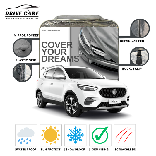 MG ZS CUSTOM-FIT DUAL LAYER PVC WITH COTTON INSIDE CAR COVER 2021-2025