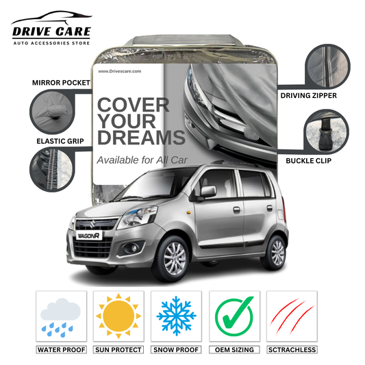 SUZUKI WAGON-R CUSTOM-FIT DUAL LAYER PVC WITH COTTON INSIDE CAR COVER 2014-2025