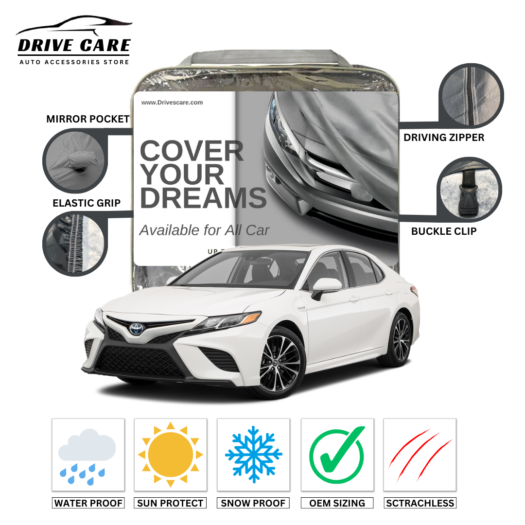 TOYOTA CAMRY CUSTOM-FIT DUAL LAYER PVC WITH COTTON INSIDE CAR COVER 2018-2023