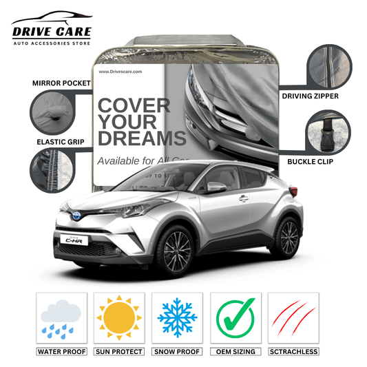 TOYOTA CH-R CUSTOM-FIT DUAL LAYER PVC WITH COTTON INSIDE CAR COVER 2019-2025