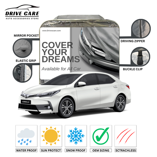 TOYOTA COROLLA XLI 11TH GENERATION CUSTOM-FIT DUAL LAYER PVC WITH COTTON INSIDE CAR COVER 2014-2021