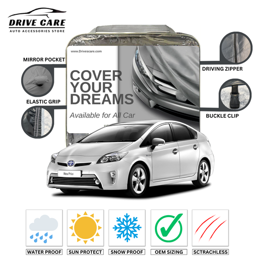 TOYOTA PRIUS CUSTOM-FIT DUAL LAYER PVC WITH COTTON INSIDE CAR COVER 2014-2020