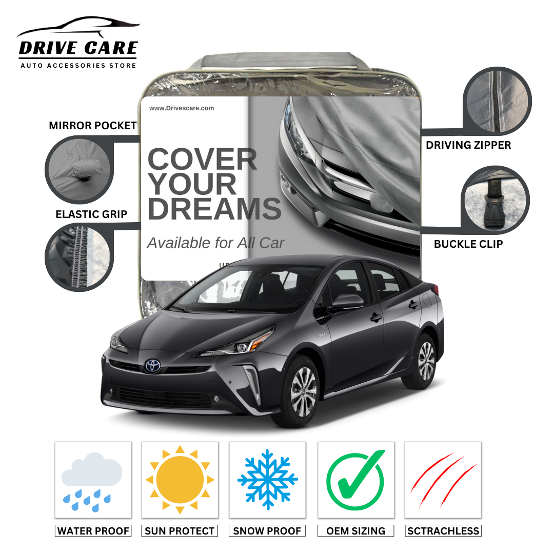TOYOTA PRIUS ALPHA CUSTOM-FIT DUAL LAYER PVC WITH COTTON INSIDE CAR COVER 2021-2025