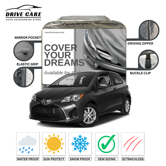 TOYOTA YARIS HATCHBACK CUSTOM-FIT DUAL LAYER PVC WITH COTTON INSIDE CAR COVER 2021-2025